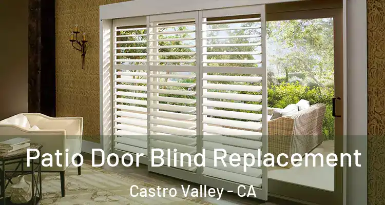 Patio Door Blind Replacement Castro Valley - CA